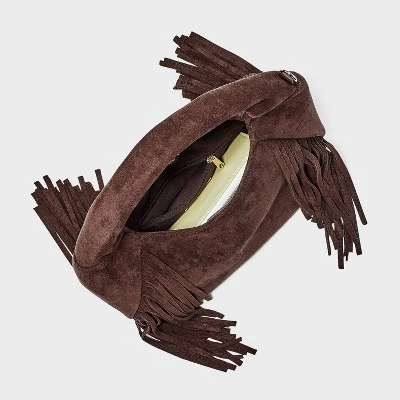 Soft Fringe Crescent Handbag - Universal Thread™ 5 Soft Fringe Crescent Handbag - Universal Thread™ - Image 3