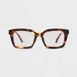 Women's Tortoise Print Shiny Plastic Rectangle Blue Light Filtering Reading Glasses - Universal Thread™ Dark Brown 7 Women's Tortoise Print Shiny Plastic Rectangle Blue Light Filtering Reading Glasses - Universal Thread™ Dark Brown -Universal Thread GUEST 088df6d3 8219 4684 87db 5774aebdfa76