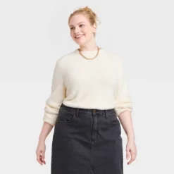 Women's Fuzzy Mock Turtleneck Pullover Sweater - Universal Thread™ -Universal Thread GUEST 0edcba02 1e4b 4a32 9ed6 a4d09c4e2798