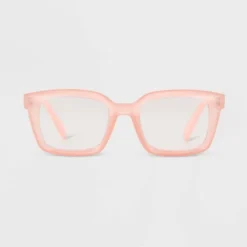 Women's Shiny Plastic Rectangle Blue Light Filtering Reading Glasses - Universal Thread™ Rose Pink 8 Women's Shiny Plastic Rectangle Blue Light Filtering Reading Glasses - Universal Thread™ Rose Pink -Universal Thread GUEST 1487615d 53aa 4918 b392 b48bb41d0f02
