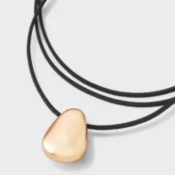 Simulated Leather And Slider Droplet Pendant Necklace - Universal Thread™ Black 8 Simulated Leather And Slider Droplet Pendant Necklace - Universal Thread™ Black -Universal Thread GUEST 179510ae 74c2 4287 bdf4 3f73a60521e2