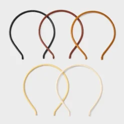PU Headbands 5pk Set - Universal Thread™ Black/Brown/Beige/Off-White -Universal Thread GUEST 1973bf92 da38 4f67 8ca1 817676b70e7b