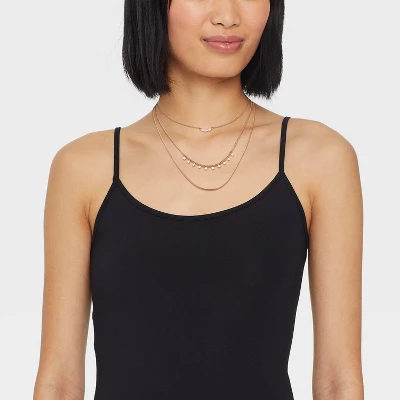 Semi-Precious Pearl And Stars Station Necklace Set 3pc - Universal Thread™ Gold 3 Semi-Precious Pearl And Stars Station Necklace Set 3pc - Universal Thread™ Gold