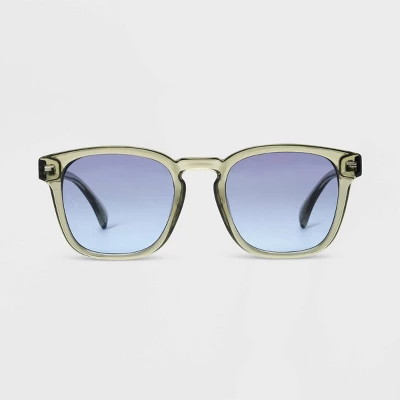 Women's Shiny Plastic Square Sunglasses With Gradient Lenses - Universal Thread™ 5 Women's Shiny Plastic Square Sunglasses With Gradient Lenses - Universal Thread™ - Image 3