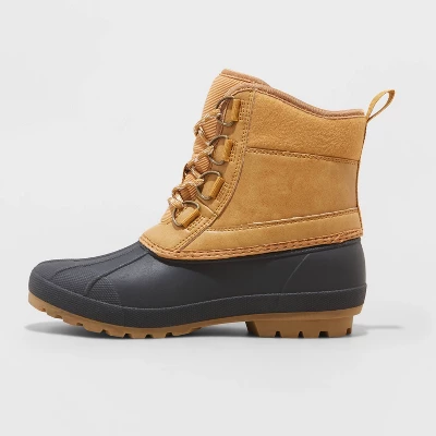 Women's Tiffy Duck Winter Boots - Universal Thread™ Tan/Black 3 Women's Tiffy Duck Winter Boots - Universal Thread™ Tan/Black