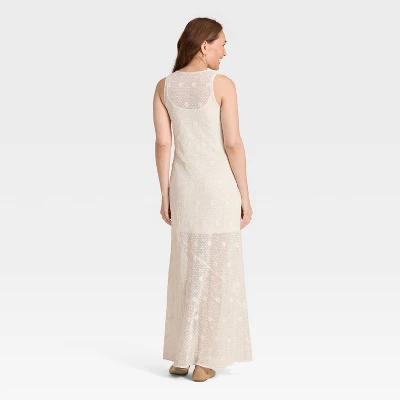 Women's Lace Maxi A-Line Dress - Universal Thread™ 3 Women's Lace Maxi A-Line Dress - Universal Thread™