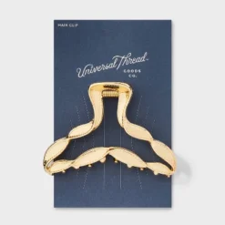 Gold Metal Twist Claw Hair Clip - Universal Thread™