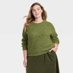 Women's Crewneck Cotton Pullover Sweater - Universal Thread™ -Universal Thread GUEST 2aa35504 4283 4f41 a6e0 04c860caec69