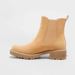 Women's Celina Chelsea Boots - Universal Thread™ Cognac