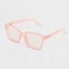 Women's Shiny Plastic Rectangle Blue Light Filtering Glasses - Universal Thread™ Rose Pink 1 Women's Shiny Plastic Rectangle Blue Light Filtering Glasses - Universal Thread™ Rose Pink -Universal Thread GUEST 32471c1e efa5 4164 bf61 7389460d31a9