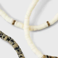 Semi-Precious Heishi Multi-Strand Bracelet Set 3pc - Universal Thread™ -Universal Thread GUEST 370ff394 7718 40f4 b0bb 0bb4c384faa2