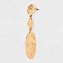 Casted Triple Drop Earrings - Universal Thread™ Gold 6 Casted Triple Drop Earrings - Universal Thread™ Gold -Universal Thread GUEST 39c7ee70 fd58 4d01 b868 cbb630d59eaf