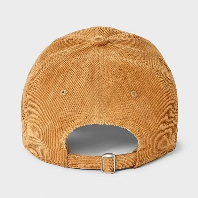 Corduroy Baseball Hat - Universal Thread™ Tan 4 Corduroy Baseball Hat - Universal Thread™ Tan - Image 2