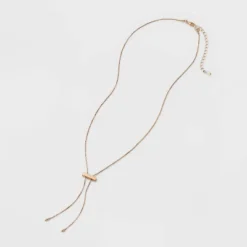 Slider Bar Bolo Tie Y-Line Necklace - Universal Thread™ Gold 6 Slider Bar Bolo Tie Y-Line Necklace - Universal Thread™ Gold -Universal Thread GUEST 3c6dabdc 5a4b 4fc7 a891 ec5bf97431d0 1