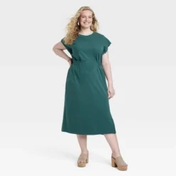 Women's Short Sleeve Knit Wrap Midi Dress - Universal Thread™ 9 Women's Short Sleeve Knit Wrap Midi Dress - Universal Thread™ -Universal Thread GUEST 3eefe721 6466 4cd0 a0a5 12a24a5af1c8