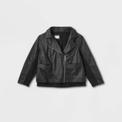 Women's Adaptive Seated Fit Moto Jacket - Universal Thread™ Black 9 Women's Adaptive Seated Fit Moto Jacket - Universal Thread™ Black -Universal Thread GUEST 4f2ed37f d8f3 4307 b017 fe0846d9040b