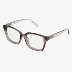 Universal Thread 19 Women's Shiny Plastic Rectangle Blue Light Filtering Glasses - Universal Thread™ Clear Diopter