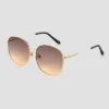 Women's Oversized Metal Round Sunglasses - Universal Thread™ Gold 1 Women's Oversized Metal Round Sunglasses - Universal Thread™ Gold -Universal Thread GUEST 52badee5 c249 4915 b955 29d8ca97cbce