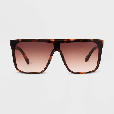 Women's Shiny Plastic Shield Sunglasses - Universal Thread™ 4 Women's Shiny Plastic Shield Sunglasses - Universal Thread™ - Image 2