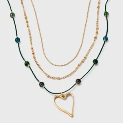 Mixed Quartz Stationed Chain And Beaded Necklace Set 3pc - Universal Thread™ -Universal Thread GUEST 61a99b03 0041 49e4 8dd7 fc6f5ee818f0