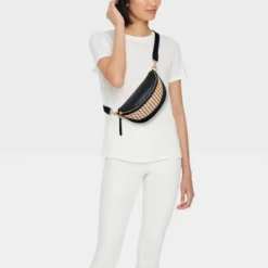 Straw Detail Belt Crossbody Bag - Universal Thread™