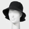 Reversible Bucket Hat - Universal Thread™ Black: Cotton, Midweight Fabric, Pull-On, Solid Pattern, One Size, Hand Wash 1 Reversible Bucket Hat - Universal Thread™ Black: Cotton, Midweight Fabric, Pull-On, Solid Pattern, One Size, Hand Wash -Universal Thread GUEST 66e91f99 01dc 45b4 a69d b6e353437cfe