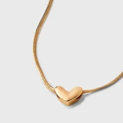 Herringbone Heart Charm Chain Necklace - Universal Thread™ Gold 7 Herringbone Heart Charm Chain Necklace - Universal Thread™ Gold -Universal Thread GUEST 69314434 a293 4d82 bb3e 39b78d759e67
