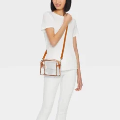 Camera Crossbody Bag - Universal Thread™ Clear: Structured Vinyl Handbag, Adjustable Strap