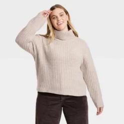 Women's Mock Turtleneck Cashmere-Like Pullover Sweater - Universal Thread™ 14 Women's Mock Turtleneck Cashmere-Like Pullover Sweater - Universal Thread™ -Universal Thread GUEST 6fa0d191 2726 4119 b1c3 97d6e1612119