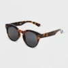 Women's Shiny Plastic Round Sunglasses - Universal Thread™ Brown 1 Women's Shiny Plastic Round Sunglasses - Universal Thread™ Brown -Universal Thread GUEST 70bc2b24 ad27 4e16 8808 9d258e31c936