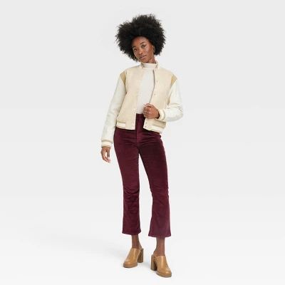 Women's High-Rise Corduroy Bootcut Jeans - Universal Thread™ Burgundy 4 Women's High-Rise Corduroy Bootcut Jeans - Universal Thread™ Burgundy - Image 2