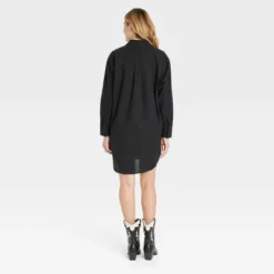 Women's Long Sleeve Mini Shirtdress - Universal Thread™