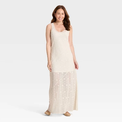 Women's Lace Maxi A-Line Dress - Universal Thread™ 4 Women's Lace Maxi A-Line Dress - Universal Thread™ - Image 2