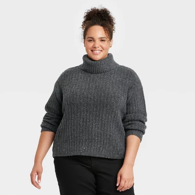 Women's Mock Turtleneck Cashmere-Like Pullover Sweater - Universal Thread™ 5 Women's Mock Turtleneck Cashmere-Like Pullover Sweater - Universal Thread™ - Image 3