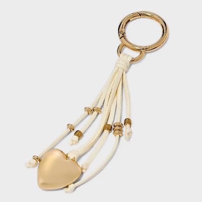 Faux Suede Fringe Bag Charm - Universal Thread™ Cream 4 Faux Suede Fringe Bag Charm - Universal Thread™ Cream - Image 2