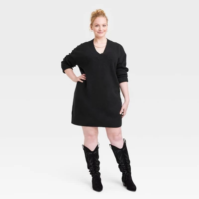 Women's Long Sleeve Tunic Mini Sweater Dress - Universal Thread™ 5 Women's Long Sleeve Tunic Mini Sweater Dress - Universal Thread™ - Image 3