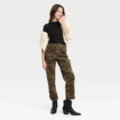 Women's 2pk Long Sleeve Shrunken Rib T-Shirt - Universal Thread™ White/Black -Universal Thread GUEST 8b2a5d4e b0f8 4fe6 b293 05636a506e24