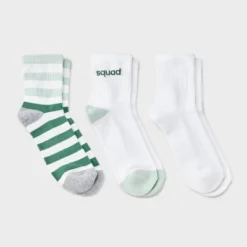 Women's Cushioned Striped 3pk Mid Crew Socks - Universal Thread™ 4-10 14 Women's Cushioned Striped 3pk Mid Crew Socks - Universal Thread™ 4-10 -Universal Thread GUEST 8c8190d5 95fe 489d 815b bb3edead5027