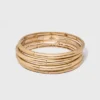 Smooth Bar Stretch Bangle Bracelet Set 4ct - Universal Thread™ Gold 1 Smooth Bar Stretch Bangle Bracelet Set 4ct - Universal Thread™ Gold -Universal Thread GUEST 8d960933 ff83 4411 8a8c 17662268754b