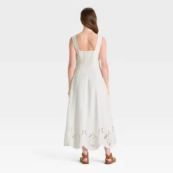 Women's Midi A-Line Dress - Universal Thread™ Cream