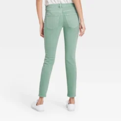 Women's Mid-Rise Skinny Stretch Ankle Jeans - Universal Thread™ Green