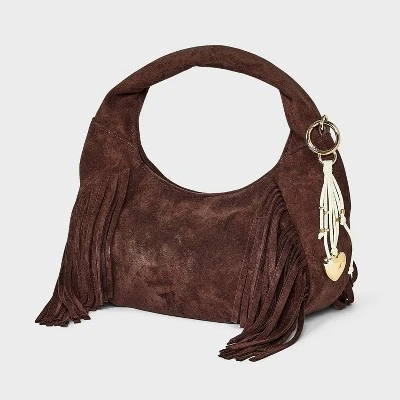 Soft Fringe Crescent Handbag - Universal Thread™ 7 Soft Fringe Crescent Handbag - Universal Thread™ - Image 5