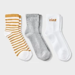 Women's Cushioned Striped 3pk Mid Crew Socks - Universal Thread™ 4-10 12 Women's Cushioned Striped 3pk Mid Crew Socks - Universal Thread™ 4-10 -Universal Thread GUEST 9ee14861 e064 452b 8d2b b5ae69eb2a4e