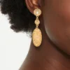 Casted Triple Drop Earrings - Universal Thread™ Gold -Universal Thread GUEST a15c4048 6244 4366 8460 b80c734489fe