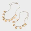Wavy Disk Charm Necklace Set 2pc - Universal Thread™ Gold -Universal Thread GUEST a5cfad11 f024 458d a148 c8fb75ac4ecd