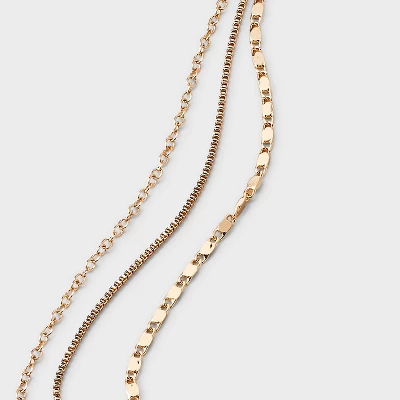 Horseshoe Pendant Multi-Strand Necklace - Universal Thread™ Gold 5 Horseshoe Pendant Multi-Strand Necklace - Universal Thread™ Gold - Image 3