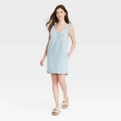 Women's Denim Tank Mini Dress - Universal Thread™ Light Wash 8 Women's Denim Tank Mini Dress - Universal Thread™ Light Wash -Universal Thread GUEST acdf9e13 0c1c 4239 9abe a88f8466d4f8