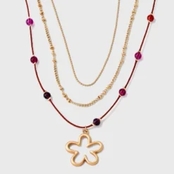 Mixed Quartz Stationed Chain And Beaded Necklace Set 3pc - Universal Thread™ -Universal Thread GUEST b74aacef f999 4071 9c42 e0e082c8c20c