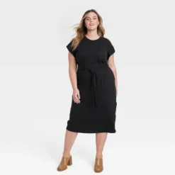 Women's Short Sleeve Knit Wrap Midi Dress - Universal Thread™ 8 Women's Short Sleeve Knit Wrap Midi Dress - Universal Thread™ -Universal Thread GUEST b997f206 1079 4ce3 82c8 3bac79a6ff1b