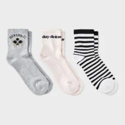 Women's Cushioned Striped 3pk Mid Crew Socks - Universal Thread™ 4-10 11 Women's Cushioned Striped 3pk Mid Crew Socks - Universal Thread™ 4-10 -Universal Thread GUEST bbc28138 6f3c 42fa a09e 2bd3331464f8